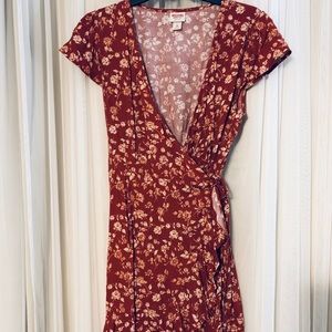Flattering Burgundy dress